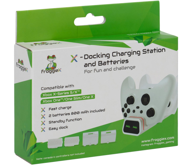 FROGGIEX XBO Podwójna stacja ładująca FX-XOS-C1-W - 693305 - zdjęcie 6
